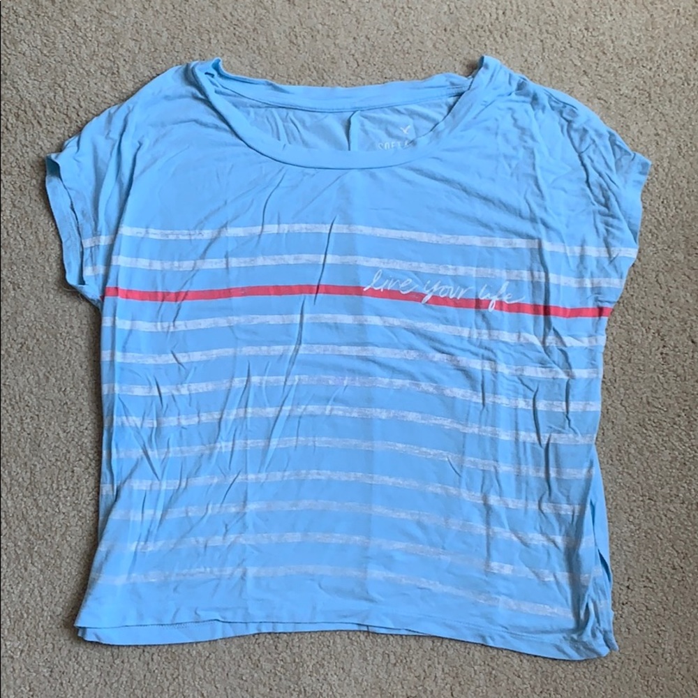 Light blue American eagle T-shirt